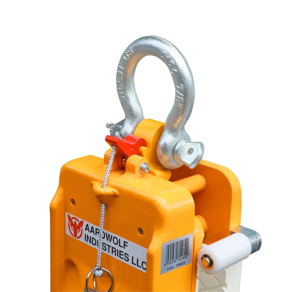 Detail sisi kanan Aardwolf Lifter AL40 Pengangkat Slab Batu Manual