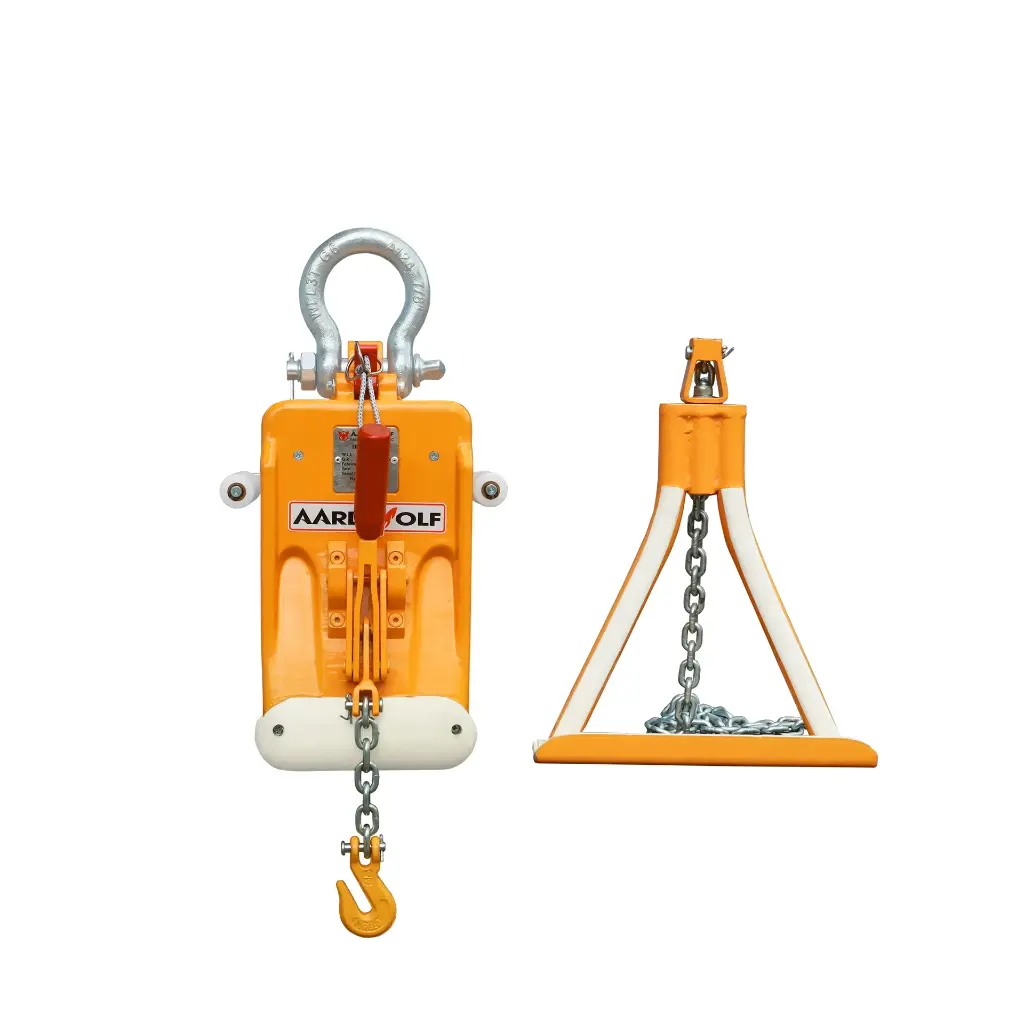 Aardwolf Lifter AL50B Pengangkat Slab Batu Manual Tampak Depan