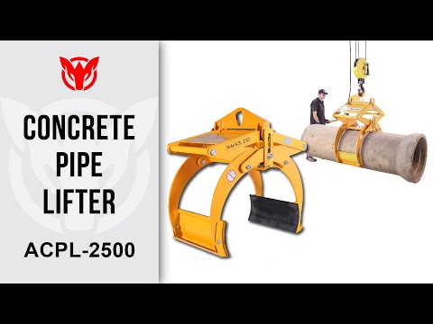 Concrete Pipe Lifters product demonstration video thumbnail - Watch tutorial on YouTube