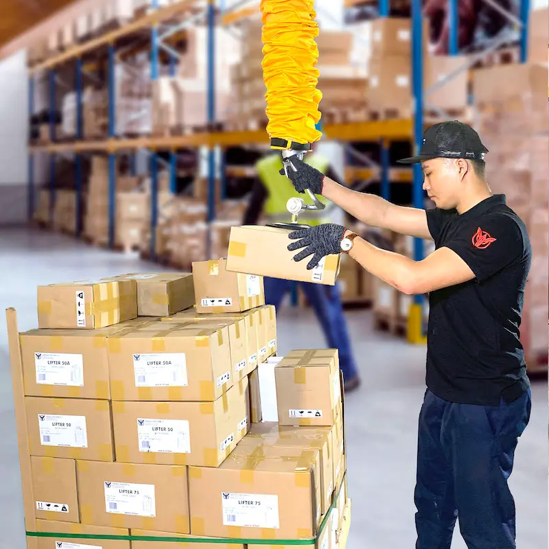 Aardwolf AVTL1 mobile vacuum tube lifter for lifting carton boxes up to 78 kg