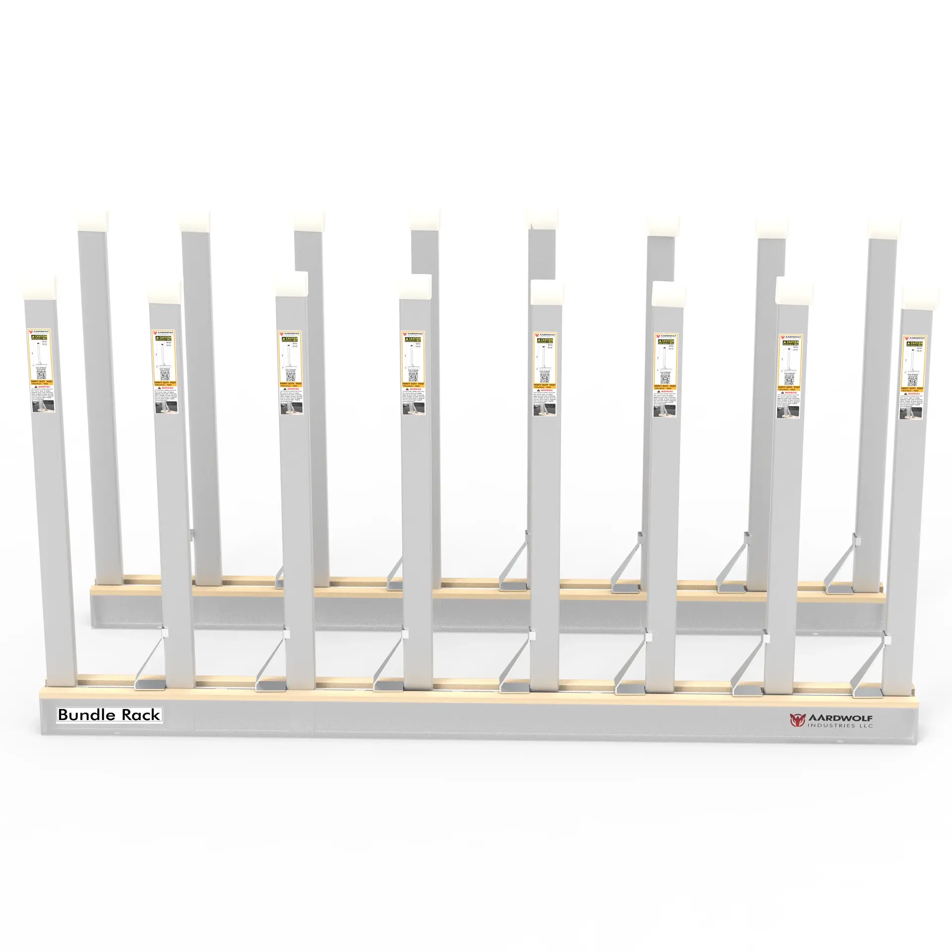 ឈុតរ៉ាក់ដាក់បណ្ដុំថ្ម (រួមមានសសរ និងជើងទម្រ) [ABR0108]