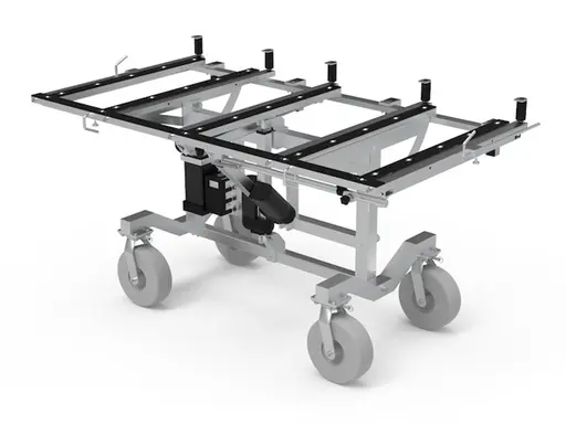 Xe đẩy lắp đặt mặt đá bếp  [AAKIC]