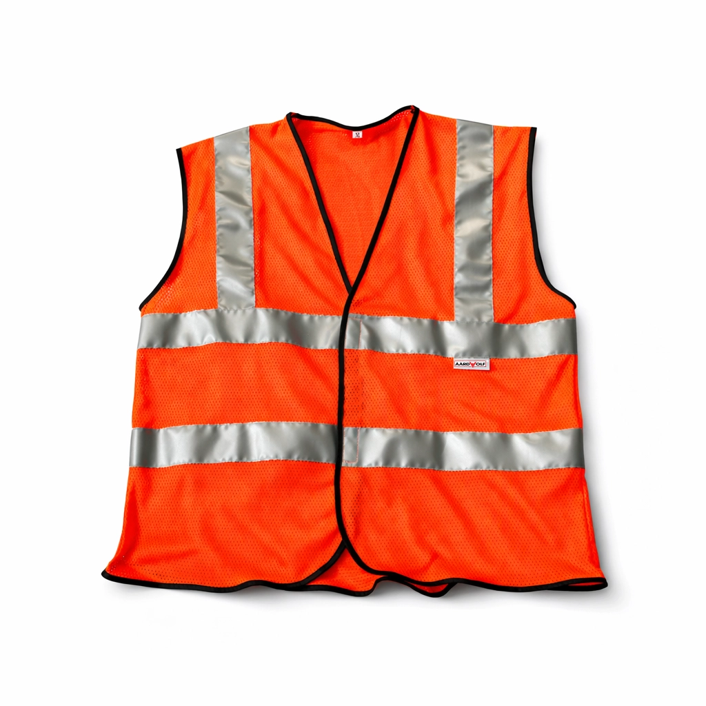 เสื้อกั๊กเซฟตี้ติดแถบสะท้อนแสง 3M A